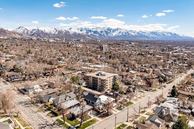 521 E 5th Ave Unit 302, Salt Lake City, UT 84103 - bird's eye view featuring a mountain view