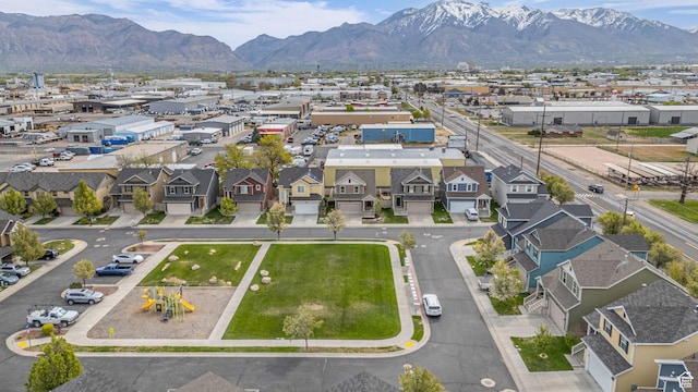 2526 S Andover St, West Haven, UT 84401 - birds eye view of property with a residential view and a mountain view