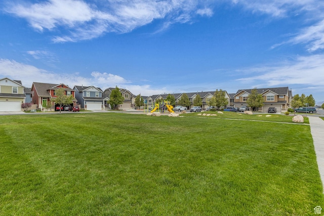 2526 S Andover St, West Haven, UT 84401 - view of yard featuring playground community and a residential view
