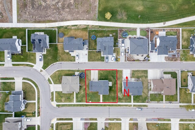 455 W 1140 N, Logan, UT 84341 - drone / aerial view featuring a residential view