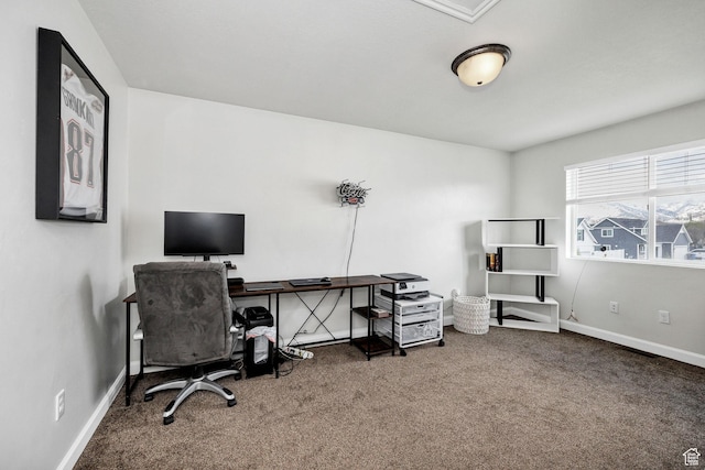 455 W 1140 N, Logan, UT 84341 - carpeted home office featuring baseboards
