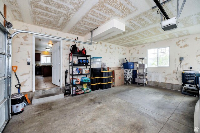 455 W 1140 N, Logan, UT 84341 - garage featuring a garage door opener