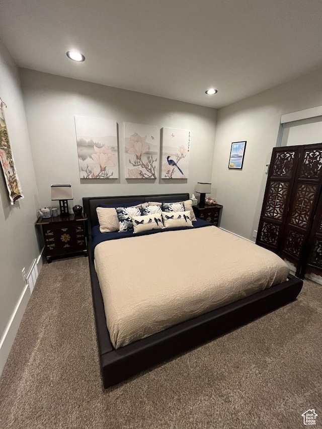 364 W Clark Cir, Farmington, UT 84025 - bedroom featuring carpet flooring, recessed lighting, and baseboards