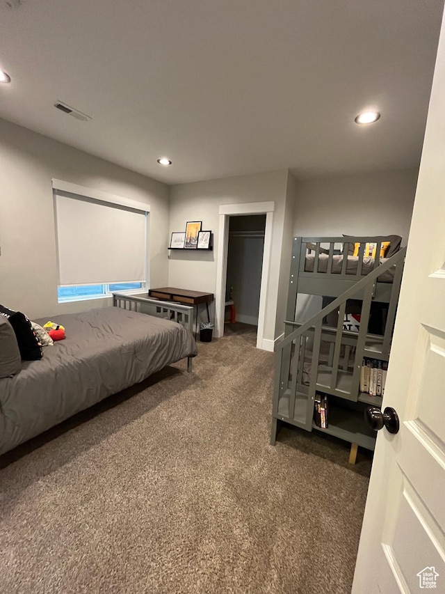 364 W Clark Cir, Farmington, UT 84025 - bedroom with carpet and recessed lighting