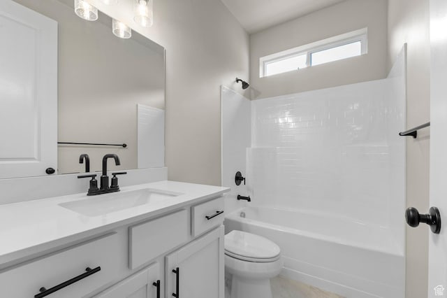 3903 W Red Clover Dr, Lehi, UT 84043 - full bath featuring washtub / shower combination, toilet, and vanity
