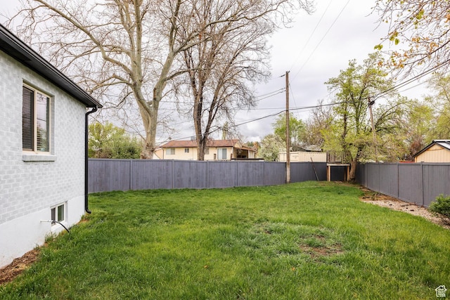 1425 W Riverside Cir, Salt Lake City, UT 84116 - view of yard with a fenced backyard