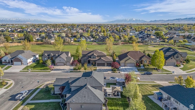 3627 W Augusta Dr, Syracuse, UT 84075 - aerial view of residential area with a mountainous background