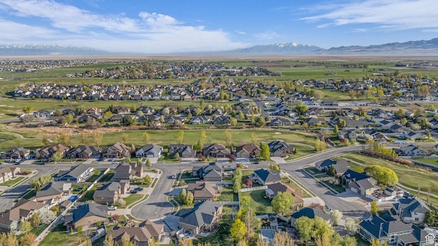 3627 W Augusta Dr, Syracuse, UT 84075 - aerial view of property's location with mountains and nearby suburban area
