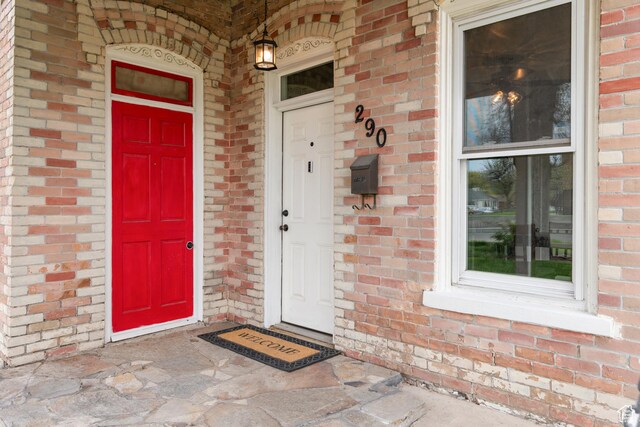 290 N 300 E, Springville, UT 84663 - view of exterior entry with brick siding and covered porch