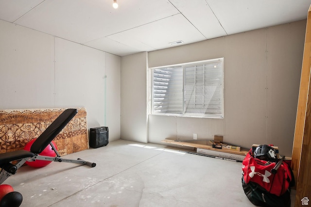 interior space with visible vents