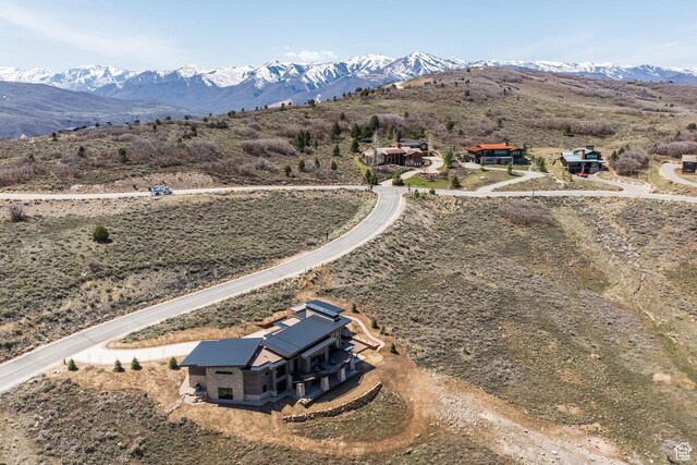 9881 N Uinta Dr, Kamas, UT 84036 - birds eye view of property featuring a mountain view