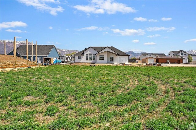 2649 N 3975 W, Plain City, UT 84404 - exterior space featuring a residential view, a lawn, and a mountain view