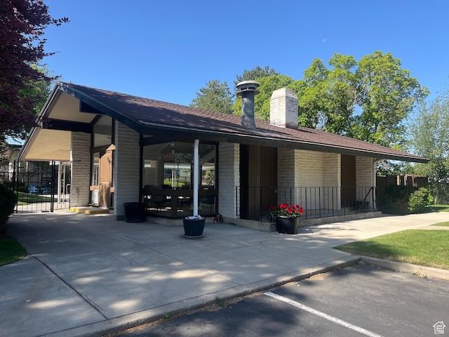 156 E 4635 N, Provo, UT 84604 - view of front of property featuring a chimney and brick siding