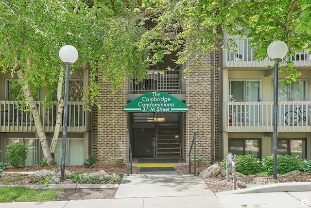 view of property with stairs