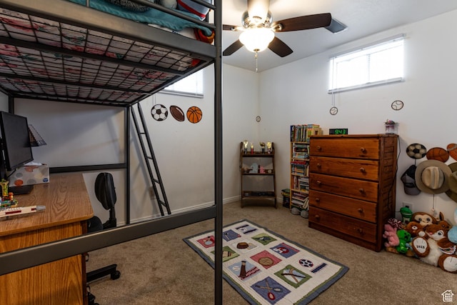 bedroom featuring carpet floors
