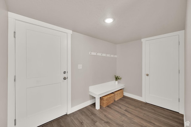 227 N 250 E, Salem, UT 84653 - mudroom featuring baseboards, wood finished floors, and recessed lighting