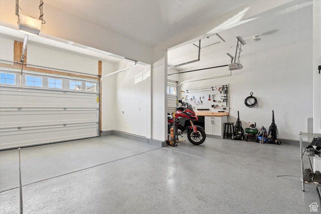 1158 E Bearing Dr S, Saratoga Springs, UT 84045 - garage featuring a garage door opener