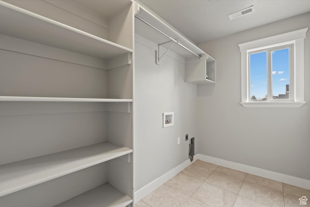 286 S Bing Cherry Way, Layton, UT 84040 - washroom featuring electric dryer hookup, laundry area, baseboards, visible vents, and washer hookup