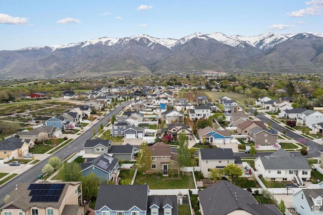 286 S Bing Cherry Way, Layton, UT 84040 - bird's eye view featuring a mountain view and a residential view