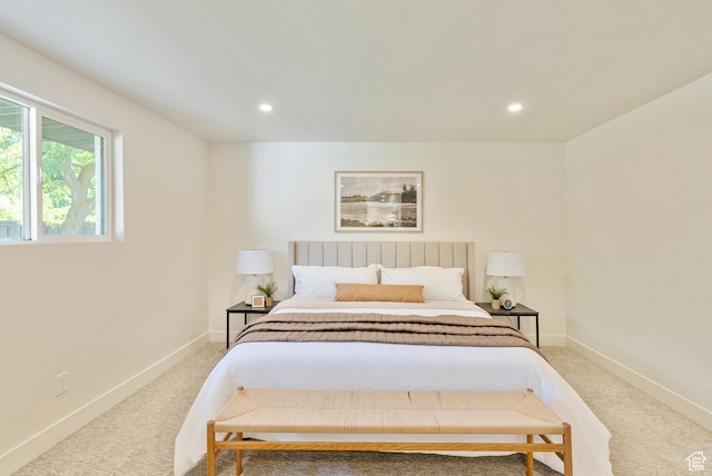 1075 S Alton Way E, Salt Lake City, UT 84108 - carpeted bedroom with baseboards and recessed lighting