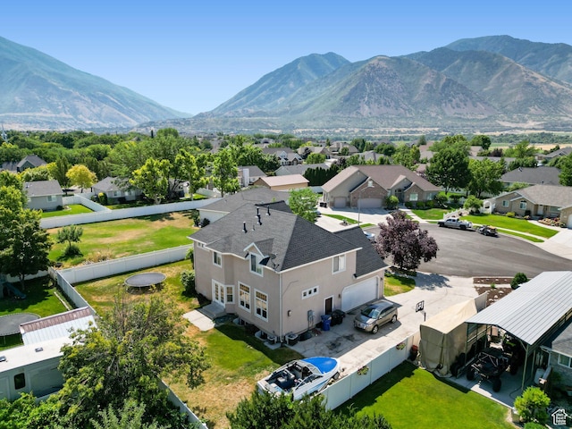 1229 E 1710 S, Spanish Fork, UT 84660 - drone / aerial view with a residential view and a mountain view