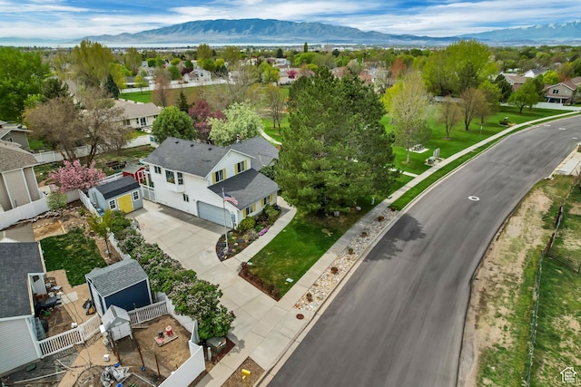 217 W 990 N, American Fork, UT 84003 - aerial view with a residential view and a mountain view