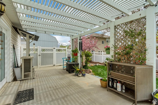 217 W 990 N, American Fork, UT 84003 - view of patio with a fenced backyard and a gate