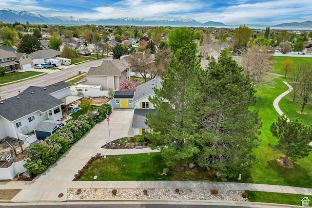 217 W 990 N, American Fork, UT 84003 - birds eye view of property with a mountain view and a residential view