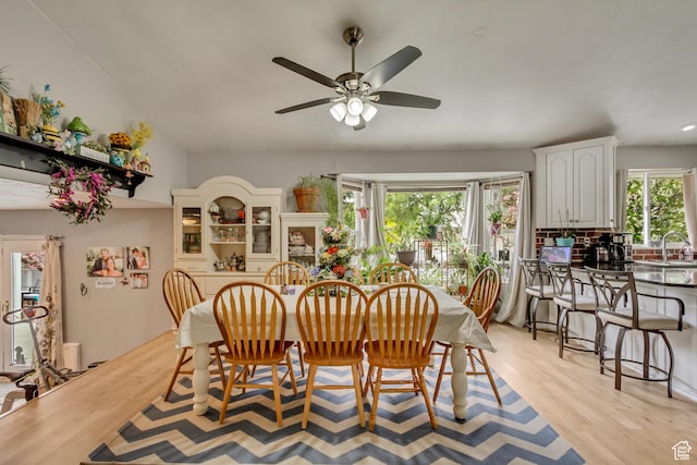 217 W 990 N, American Fork, UT 84003 - dining space with recessed lighting, light wood finished floors, and ceiling fan