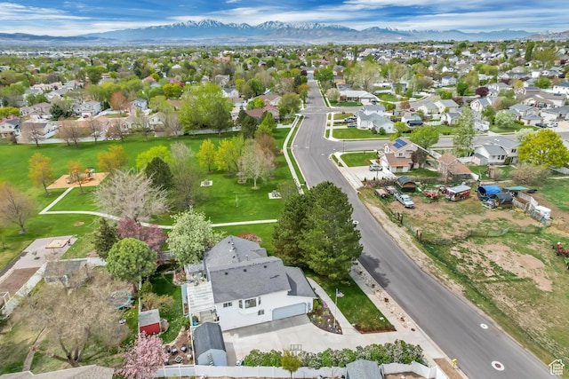 217 W 990 N, American Fork, UT 84003 - birds eye view of property featuring a mountain view and a residential view