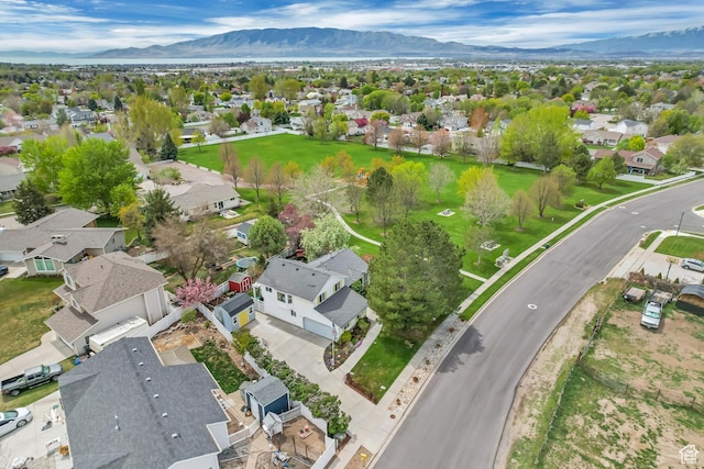 217 W 990 N, American Fork, UT 84003 - drone / aerial view featuring a residential view and a mountain view