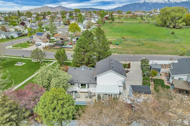 217 W 990 N, American Fork, UT 84003 - birds eye view of property featuring a residential view and a mountain view