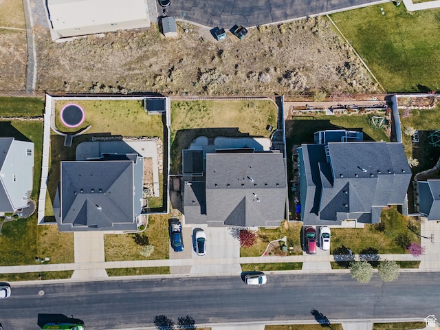 2671 E White Birch Dr, Eagle Mountain, UT 84005 - aerial view with a residential view
