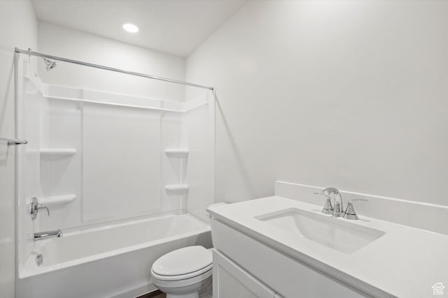 3509 N Gina St Unit 1230, Eagle Mountain, UT 84005 - full bath with shower / washtub combination, vanity, and recessed lighting