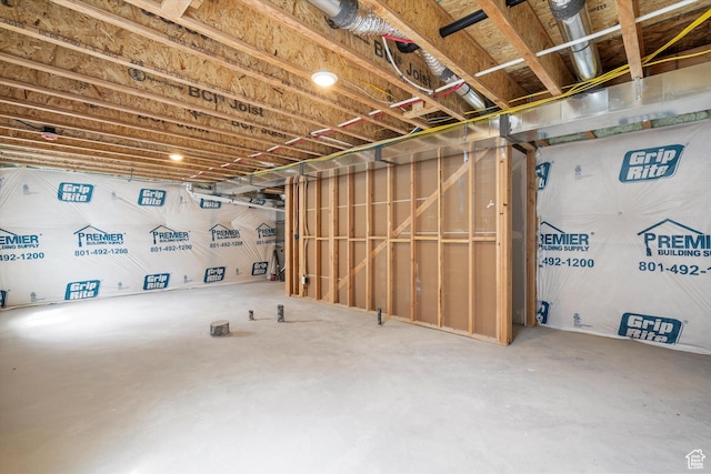 3509 N Gina St Unit 1230, Eagle Mountain, UT 84005 - view of unfinished below grade area