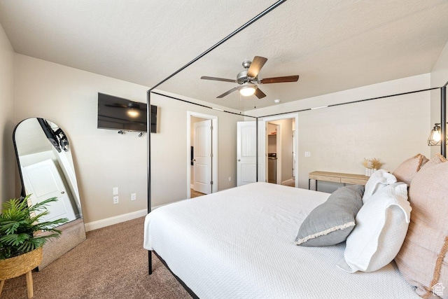 3030 N 125 E, Cedar City, UT 84721 - bedroom with carpet floors, baseboards, and ceiling fan