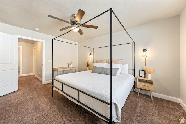 3030 N 125 E, Cedar City, UT 84721 - carpeted bedroom featuring baseboards and ceiling fan