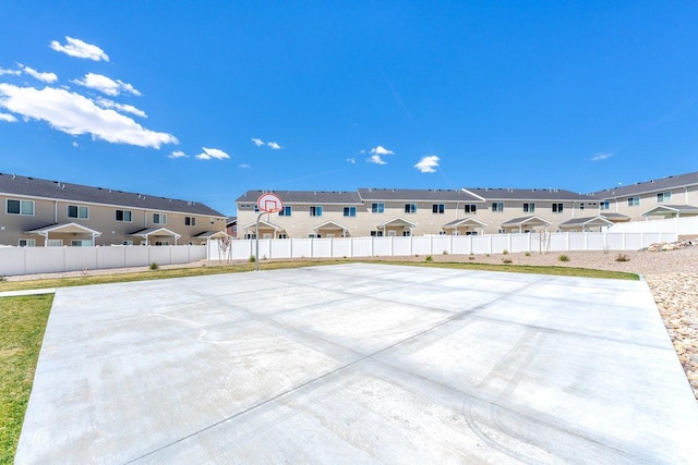 3030 N 125 E, Cedar City, UT 84721 - view of patio / terrace featuring a residential view, community basketball court, and fence