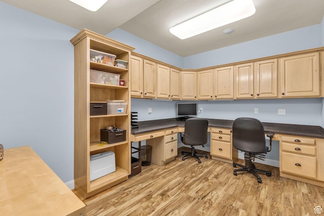 9470 N Canyon Heights Dr, Cedar Hills, UT 84062 - office space featuring built in desk and light wood-style floors