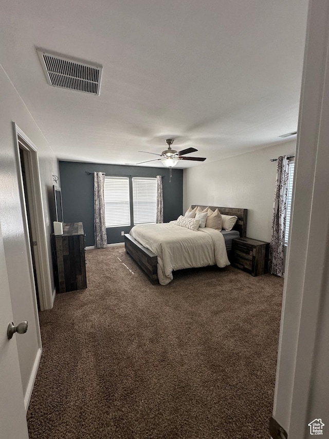 1688 N 80 E, Tooele, UT 84074 - carpeted bedroom with visible vents and ceiling fan