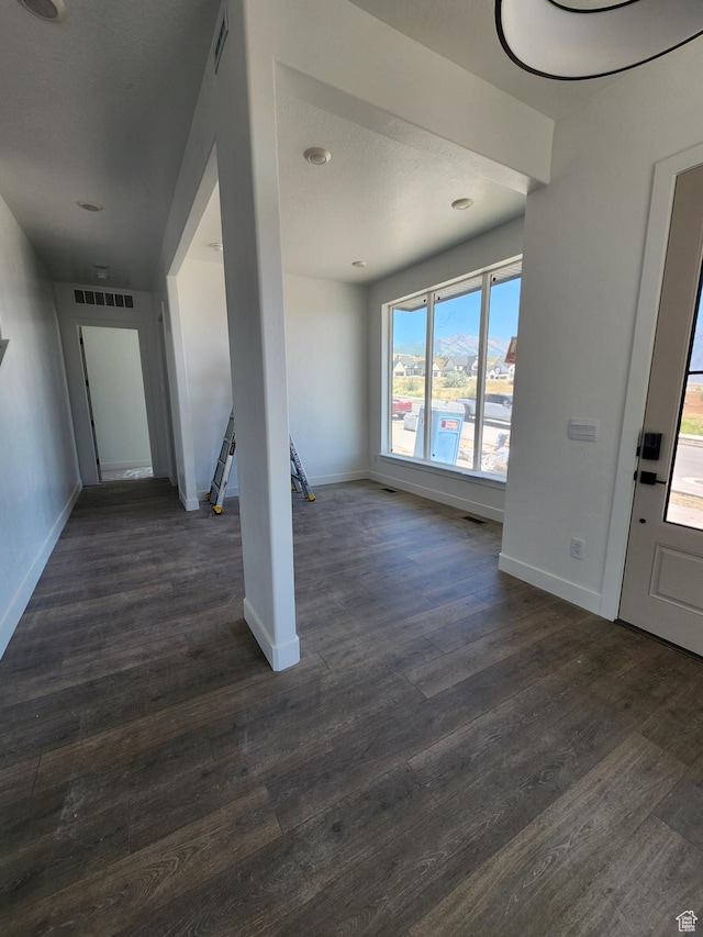 4197 N Maple Hollow Dr Unit 120, Lehi, UT 84043 - foyer featuring baseboards and dark wood finished floors