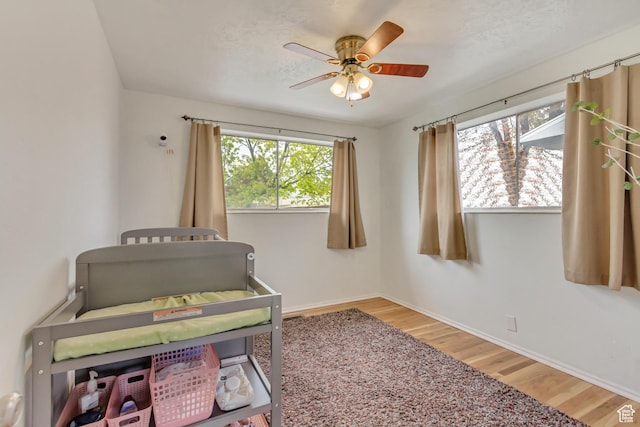 831 S 50 W, Orem, UT 84058 - office with baseboards, a ceiling fan, and wood finished floors