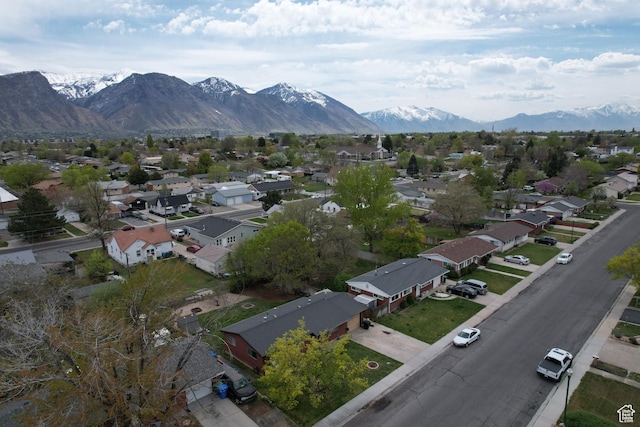 831 S 50 W, Orem, UT 84058 - drone / aerial view with a residential view and a mountain view