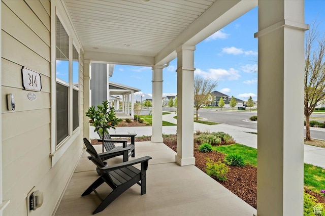 314 W Founders Blvd S, Saratoga Springs, UT 84045 - view of patio / terrace with a porch and a residential view