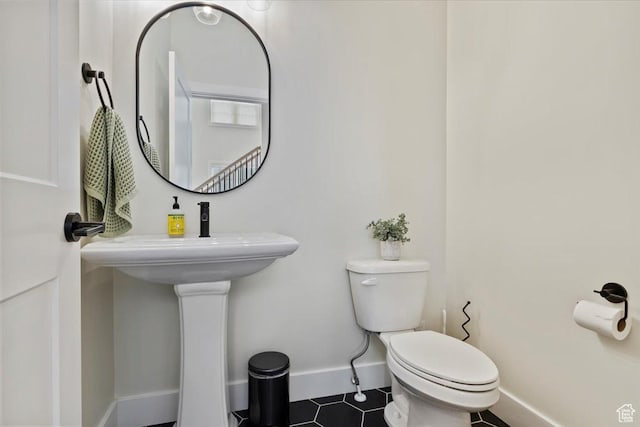 314 W Founders Blvd S, Saratoga Springs, UT 84045 - bathroom featuring toilet, tile patterned flooring, and baseboards