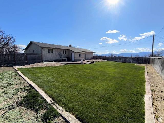 410 E 500 N, Ephraim, UT 84627 - view of yard with a fenced backyard and a patio area