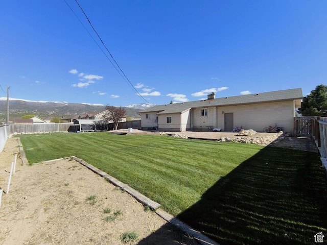 410 E 500 N, Ephraim, UT 84627 - view of yard with a fenced backyard and a patio area