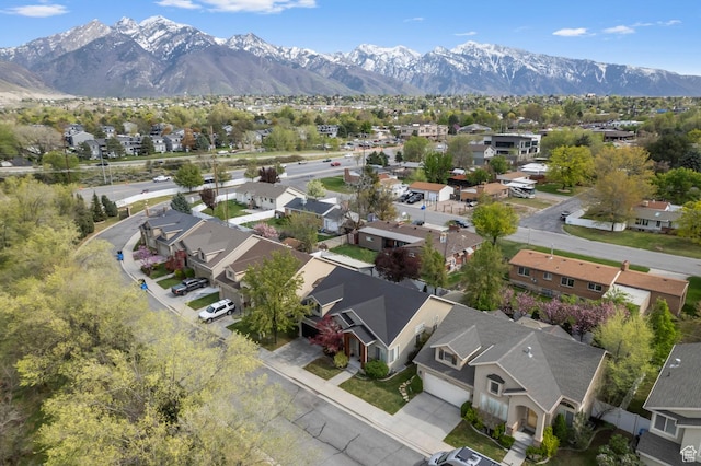 1962 E Meadow Downs Way S, Cottonwood Heights, UT 84121 - bird's eye view with a mountain view and a residential view