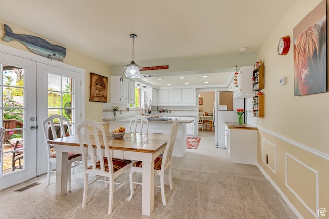 982 E 315 S, Orem, UT 84097 - dining area featuring visible vents and french doors