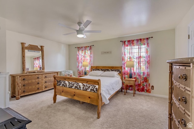 982 E 315 S, Orem, UT 84097 - carpeted bedroom featuring ceiling fan and baseboards